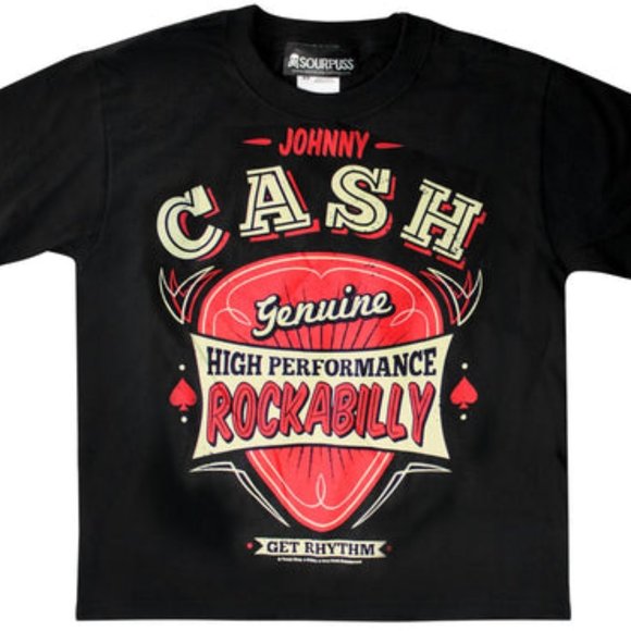 Rockabilly Johnny Cash T Shirt - Picture 1 of 1